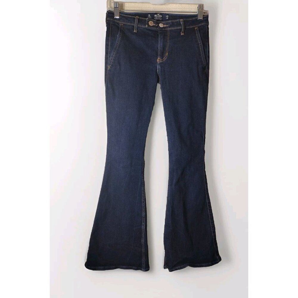 Hollister Jeans Womens 3 Short Low Rise Vintage Flare Soft Stretch